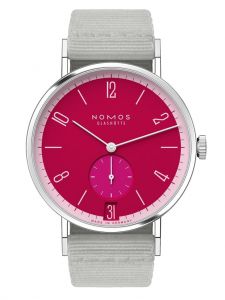 Đồng hồ Nomos Tangente 38 Date Chili Ref.179.S30 Thép Không Gỉ