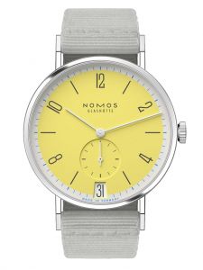Đồng hồ Nomos Tangente 38 Date Kanari Ref.179.S6 Thép Không Gỉ