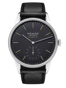 Đồng hồ Nomos Orion Neomatik New Black Ref.396 Thép Không Gỉ