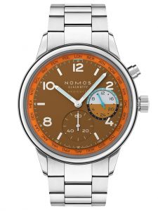 Đồng hồ Nomos Club Sport Neomatik Worldtimer Canyon Ref.790.S3 Thép Không Gỉ