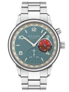 Đồng hồ Nomos Club Sport Neomatik Worldtimer Glacier Ref.790.S4 Thép Không Gỉ