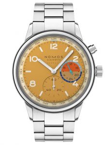 Đồng hồ Nomos Club Sport Neomatik Worldtimer Dune Ref.790.S6 Thép Không Gỉ