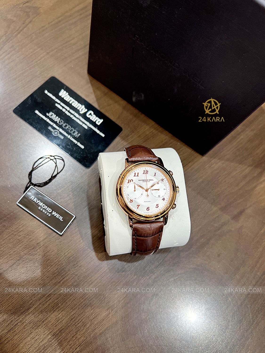 Đồng hồ Raymond Weil Maestro Chronograph 4830-PC5-05658 Vàng Hồng Kim Mắt Ngỗng - Lướt