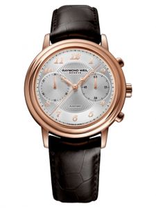 Đồng hồ Raymond Weil Maestro Chronograph 4830-PC5-05658 Vàng Hồng Kim Mắt Ngỗng - Lướt
