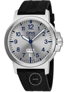 Đồng hồ 73576414161RS Oris BC3 Silver Dial Silicone Strap