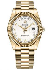 Đồng hồ Rolex Day-Date II 41 M218238-0037 218238-0037 Vàng kim 18ct Mặt trắng