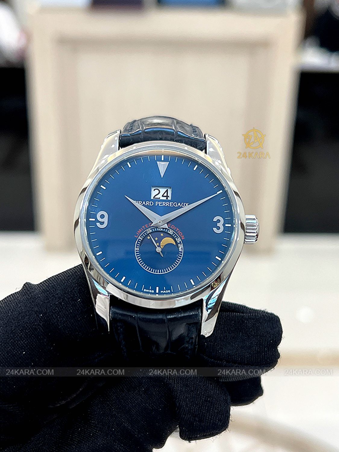 Đồng hồ Girard Perregaux Elegance Big Date Moonphase 49530.0.11.4154