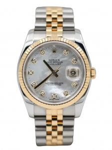 Đồng hồ Rolex Datejus 36 M116233-0152 116233-0152 Vàng 18K và Thép