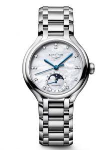 Đồng hồ Longines Elegance Primaluna Moophase L8.126.4.87.6 L81264876 Thép không gỉ