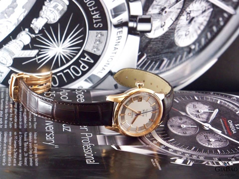 Đồng hồ - Omega Deville Co-Axial Chronometer 8501 18k Rose Gold (lướt)