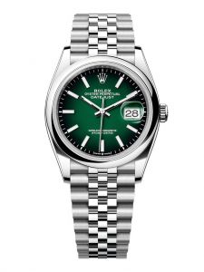 Đồng hồ Rolex Datejust 36 M126200-0026 126200-0026 thép Oystersteel màu xanh lá ombre