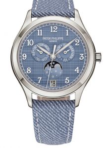 Đồng hồ Patek Philippe Complications 4946G-001 Trắng Mặt số xanh xám