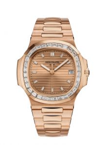 Đồng hồ Patek Philippe Nautilus 5723/1R-001 Vàng hồng Mặt số Sunburst rose-gilt