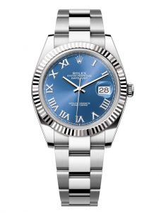 Đồng hồ Rolex Datejust M126334-0025 126334-0025 Oystersteel và vàng trắng, mặt số xanh azzurro