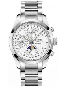 Đồng hồ Longines Conquest Classic L2.798.4.72.6 L27984726 Chronograph Moonphase