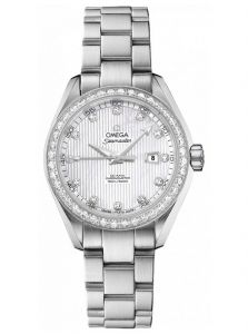 Đồng hồ Omega Aqua Terra 23115342055001 231.15.34.20.55.001 Mother of Pearl Diamond