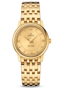 Đồng hồ Omega De Ville Prestige Quartz 42450276008001 424.50.27.60.08.001 Yellow Gold