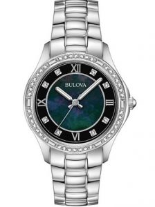 Đồng Hồ Bulova 96L266 Crystal Accent Silver Tone Stainless Steel