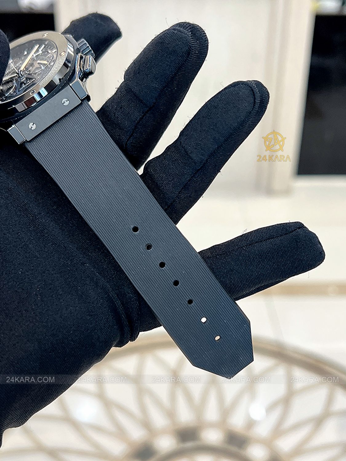 Đồng hồ Hublot Classic Fusion Aerofusion Black Magic 45 mm 525.CM.0170.RX Gốm Đen Skeleton Ceramic - Lướt