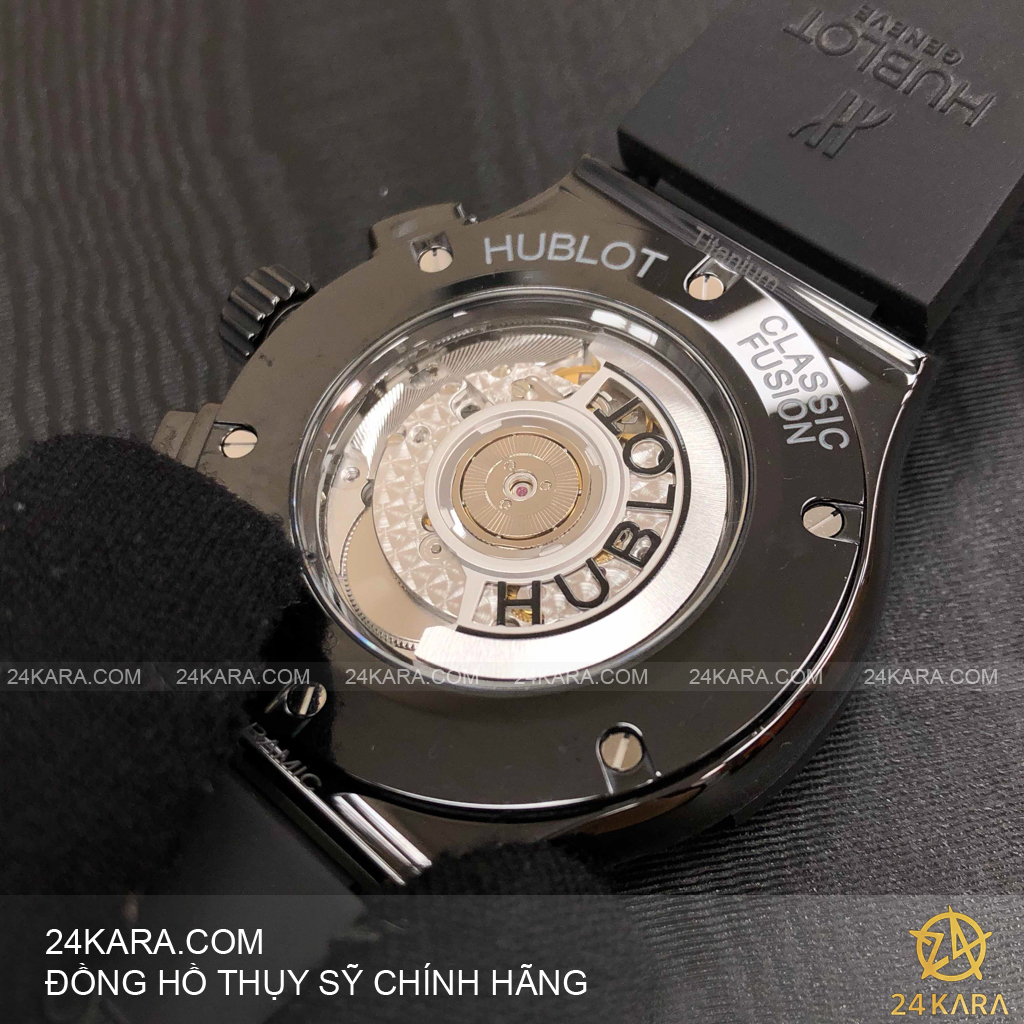 Đồng hồ Hublot Classic Fusion Aerofusion Black Magic 45 mm 525.CM.0170.RX Gốm Đen Skeleton Ceramic - Lướt