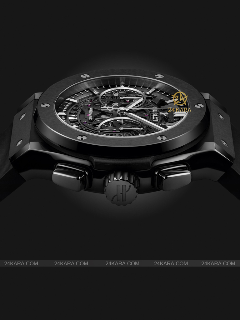 Đồng hồ Hublot Classic Fusion Aerofusion Black Magic 45 mm 525.CM.0170.RX Gốm Đen Skeleton Ceramic - Lướt