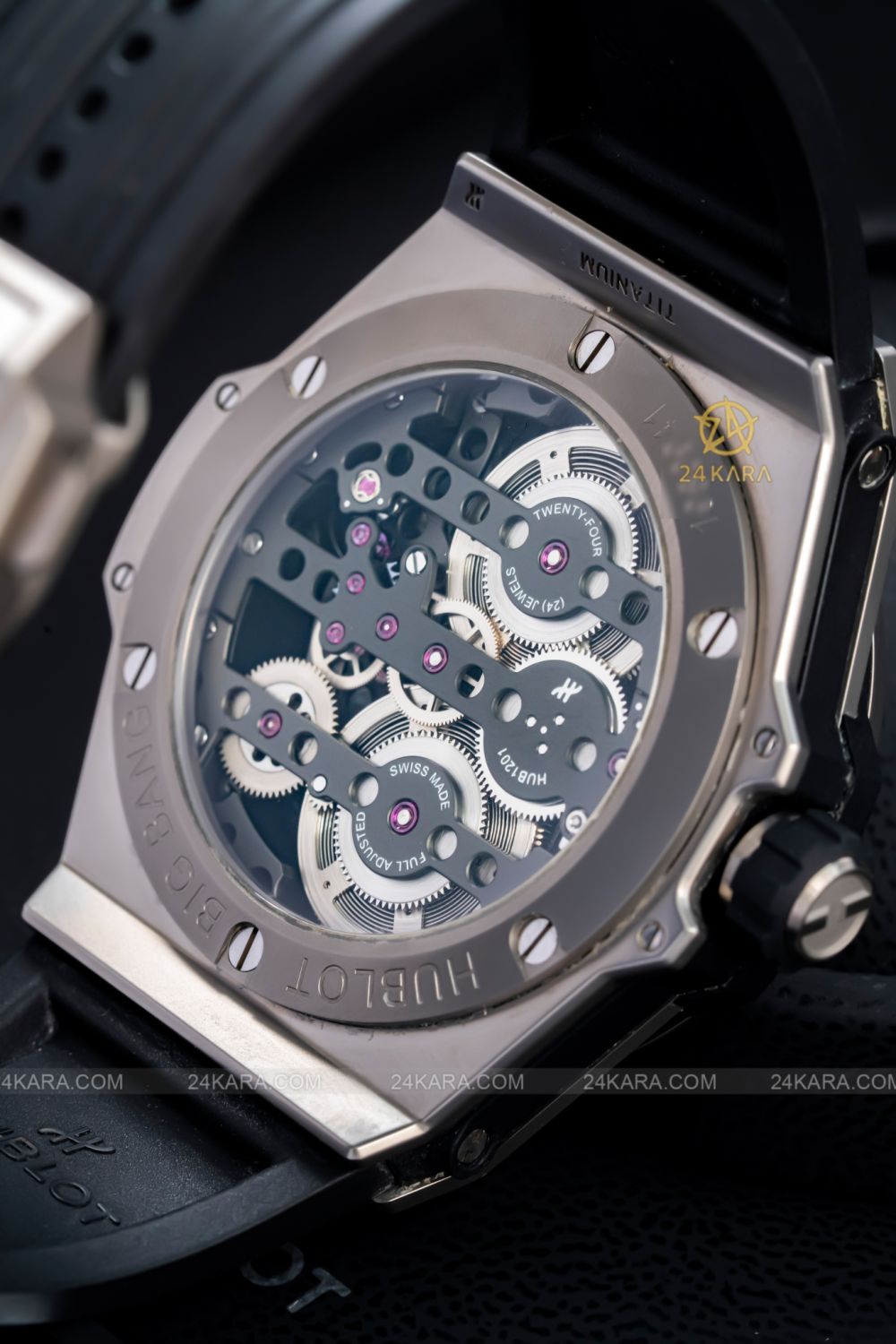 Đồng Hồ Hublot Big Bang MECA-10 Titanium 45 414.NI.1123.RX 414NI1123RX Cót 10 ngày Vân cát Microblasted - lướt