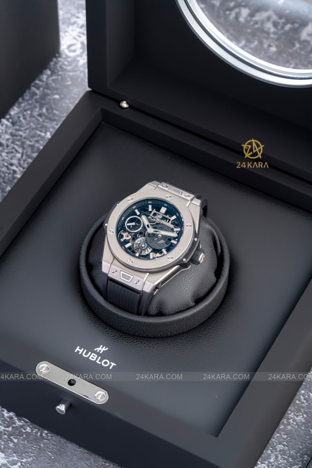 Đồng Hồ Hublot Big Bang MECA-10 Titanium 45 414.NI.1123.RX 414NI1123RX Cót 10 ngày Vân cát Microblasted - lướt