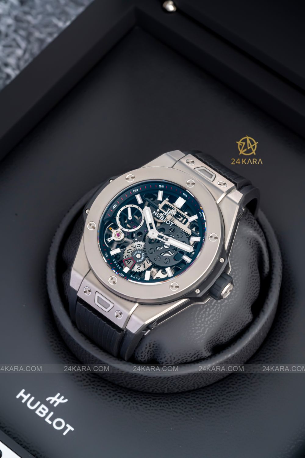 Đồng Hồ Hublot Big Bang MECA-10 Titanium 45 414.NI.1123.RX 414NI1123RX Cót 10 ngày Vân cát Microblasted - lướt