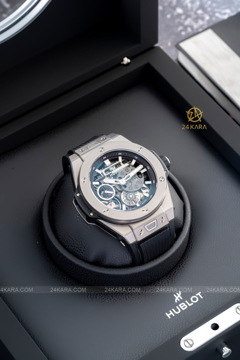 Đồng Hồ Hublot Big Bang MECA-10 Titanium 45 414.NI.1123.RX 414NI1123RX Cót 10 ngày Vân cát Microblasted - lướt