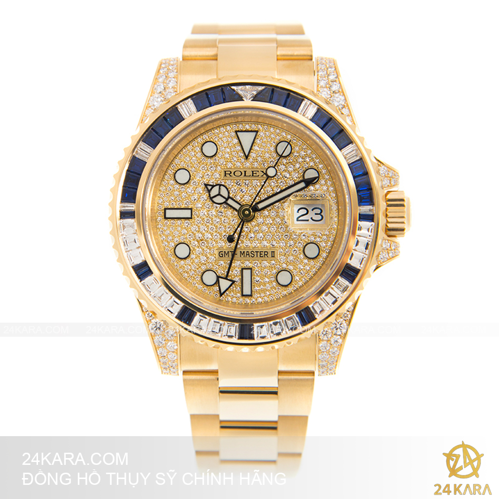 Đồng hồ Rolex GMT-Master II 40 M116758SA-PAVE 116758SA-PAVE
