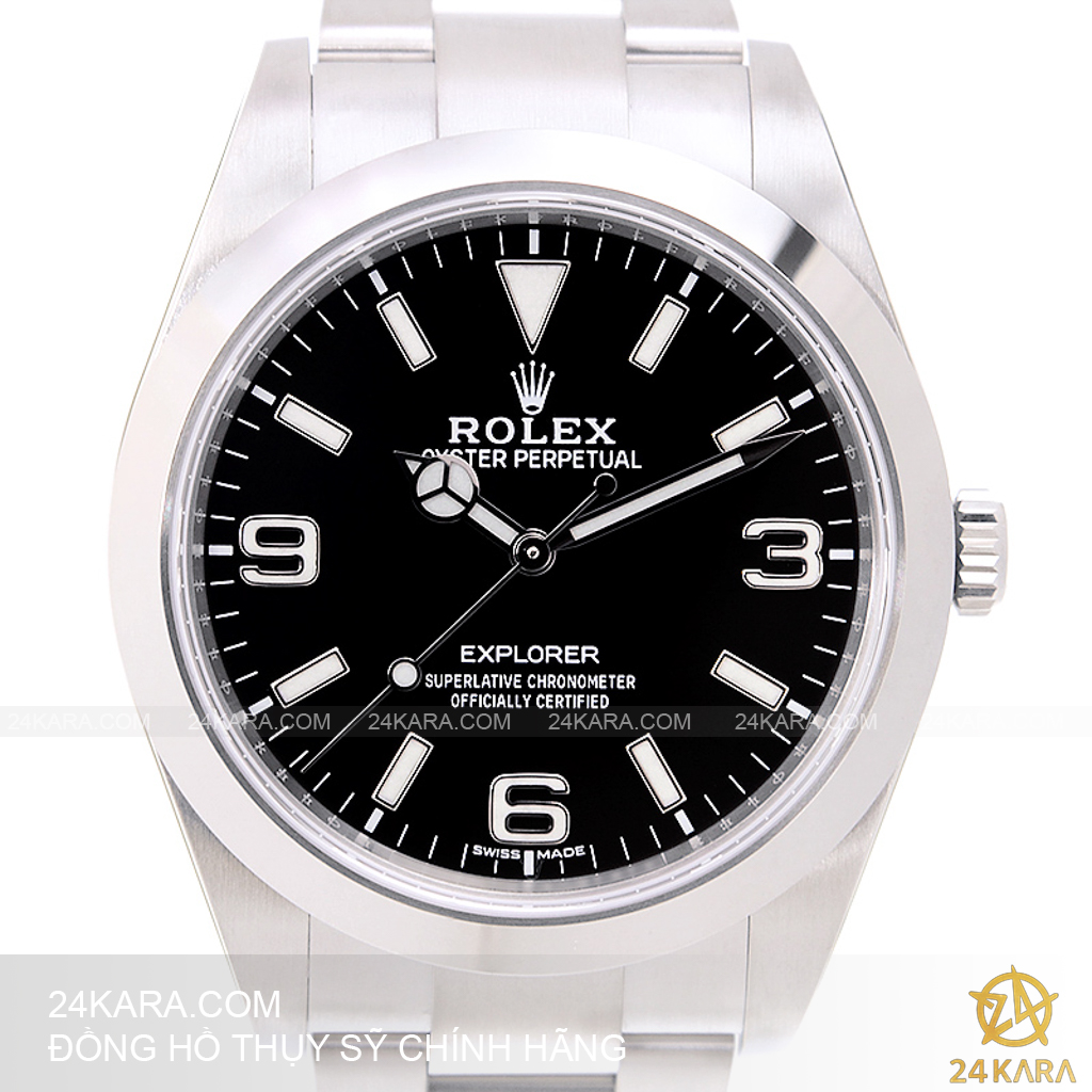 Đồng hồ Rolex Explorer 39 M214270-0001 214270-0001 Thép Oystersteel Mặt  Trắng