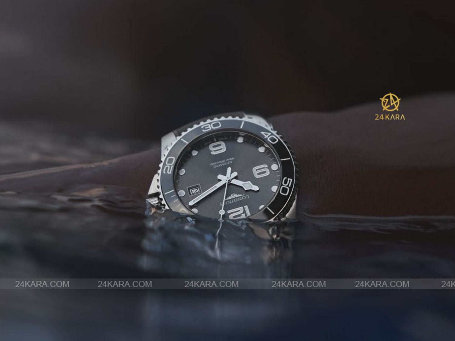 Đồng Hồ Longines HydroConquest L3.781.4.76.9 L37814769 41mm Sunray Grey Ceramic - Lướt