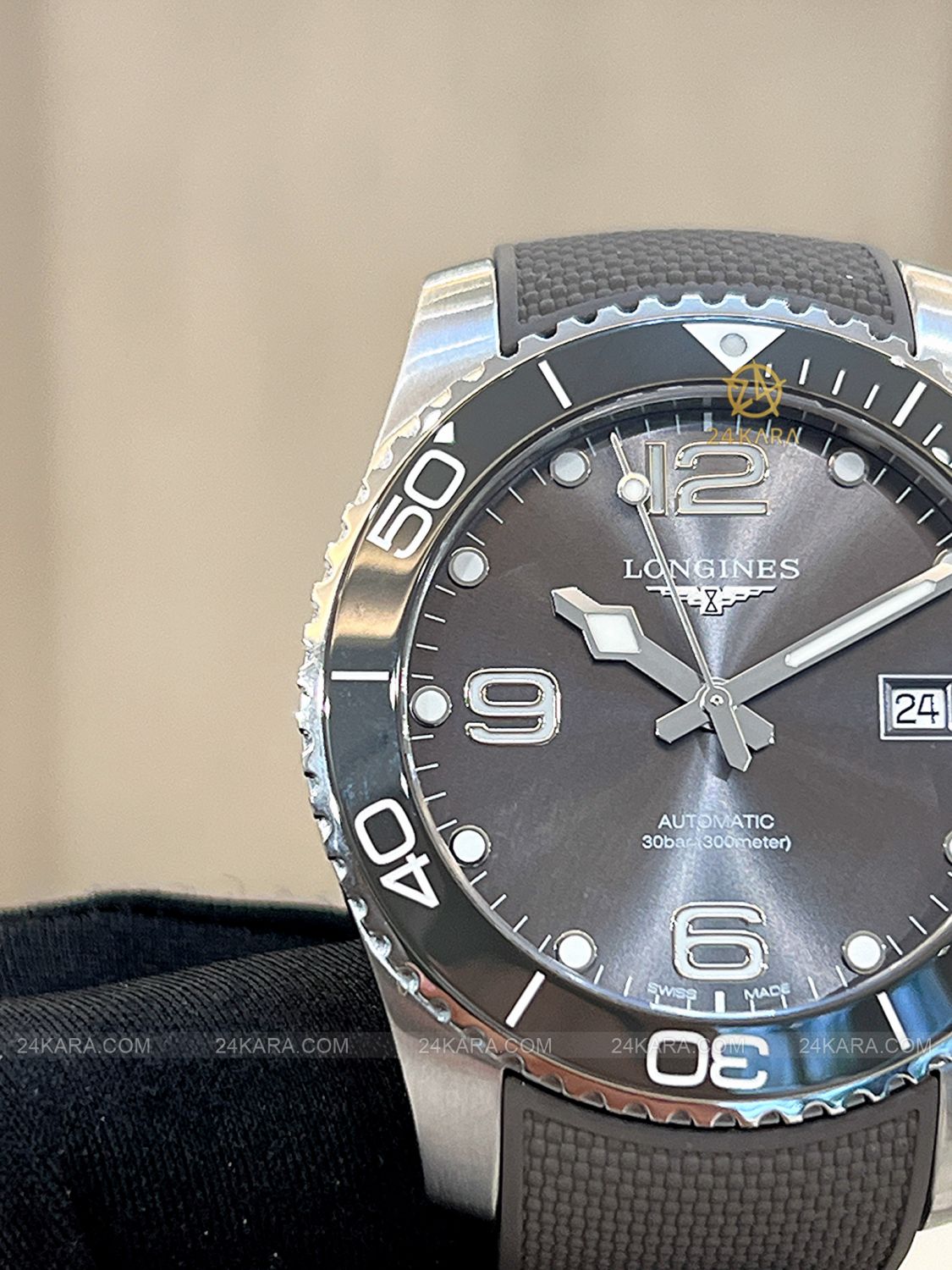 Đồng Hồ Longines HydroConquest L3.781.4.76.9 L37814769 41mm Sunray Grey Ceramic - Lướt