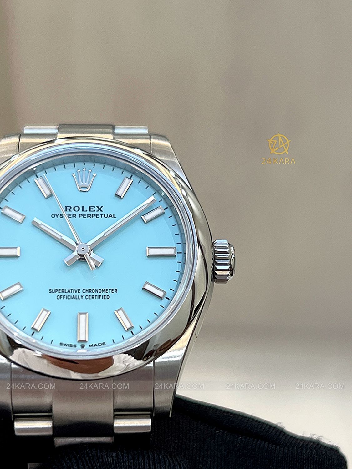 Đồng hồ Rolex Oyster Perpetual 31 M277200-0007 277200-0007 Mặt số Tiffany xanh ngọc lam  - Unworn