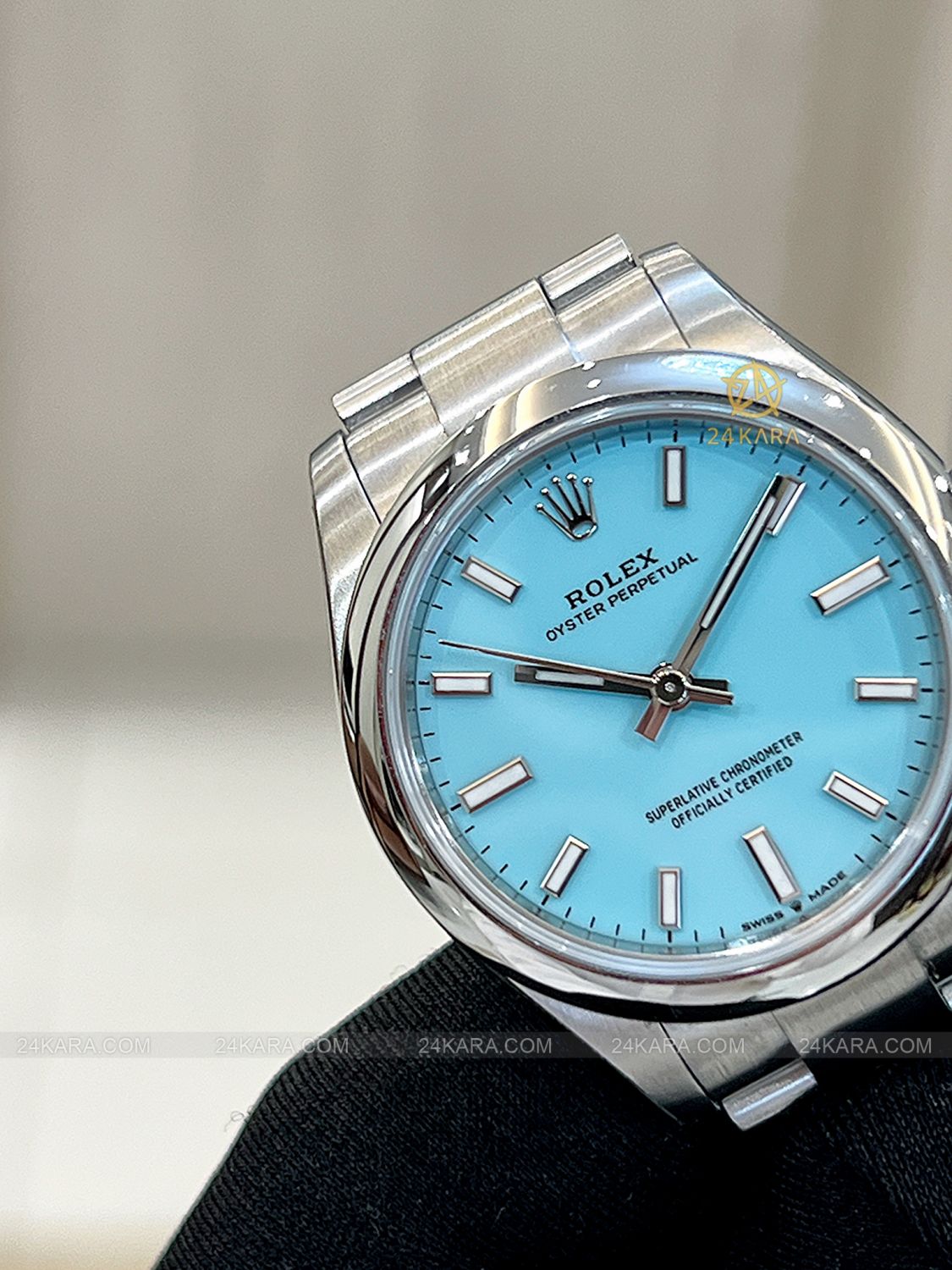 Đồng hồ Rolex Oyster Perpetual 31 M277200-0007 277200-0007 Mặt số Tiffany xanh ngọc lam  - Unworn
