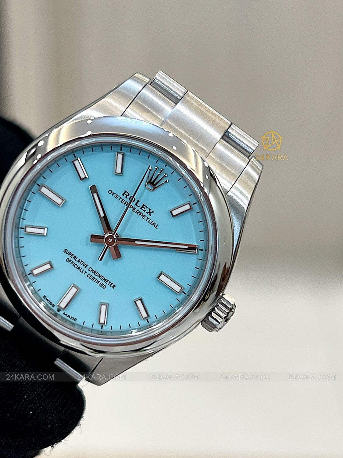 Đồng hồ Rolex Oyster Perpetual 31 M277200-0007 277200-0007 Mặt số Tiffany xanh ngọc lam  - Unworn