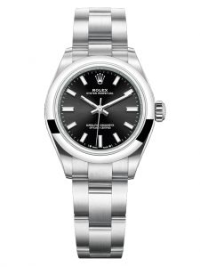 Đồng hồ Rolex Oyster Perpetual M276200-0002 276200-0002, mặt số đen sáng - Mẫu mới 2020