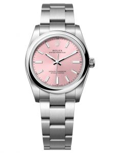Đồng hồ Rolex Oyster Perpetual 34 M124200-0004 124200-0004 Thép Oystersteel Mặt hồng - Mẫu 2020