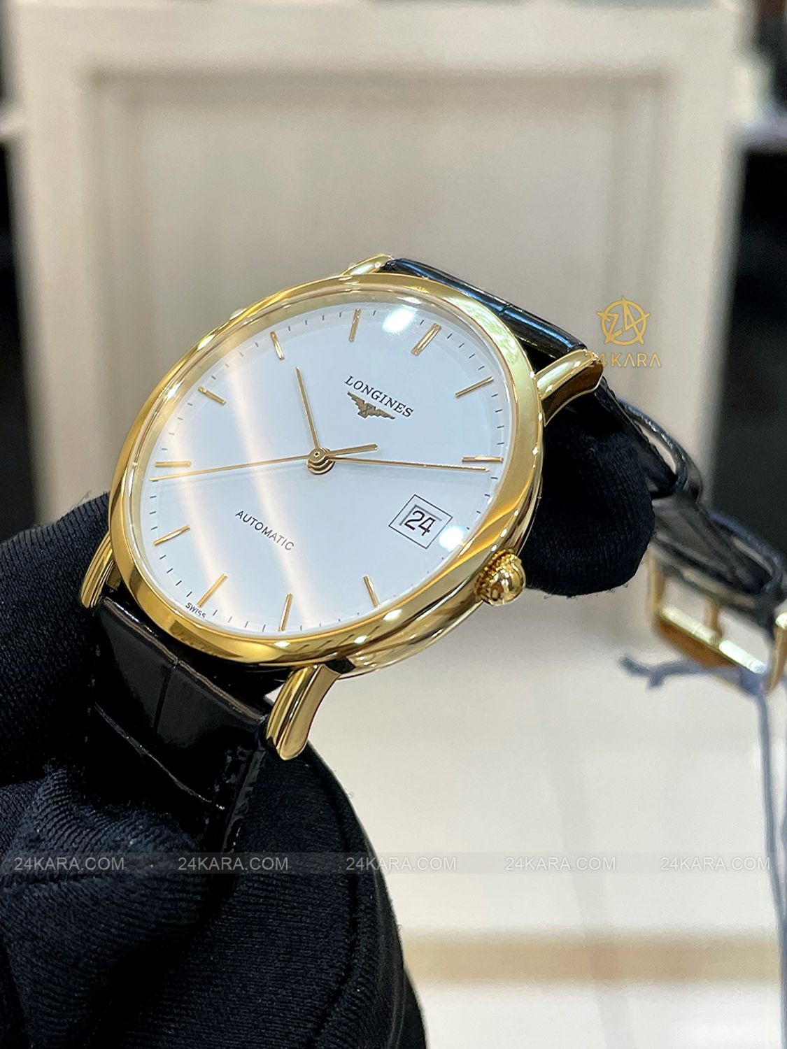 Đồng hồ Longines Elegant L4.778.6.12.0 L47786120 Vàng Khối 18K