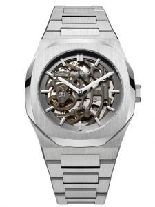 Đồng Hồ D1 Milano Silver Skeleton Bracelet SKBJ01