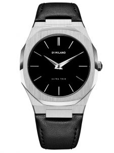 Đồng Hồ D1 Milano Silver Ultra Thin Leather UTLJ01