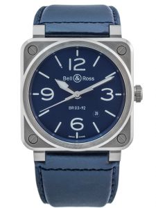 Đồng hồ Bell & Ross Instruments Automatic BR0392-BLU-ST/SCA