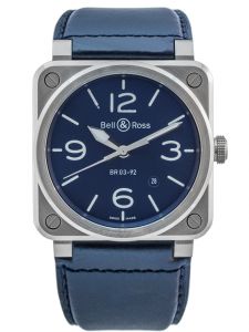 Đồng hồ Bell&Ross Br 03-92 Blue Steel BR0392-BLU-ST/SCA