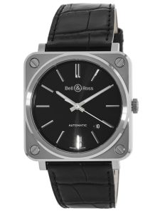 Đồng hồ Bell&Ross Br S-92 Black Steel BRS92-BLC-ST/SCR