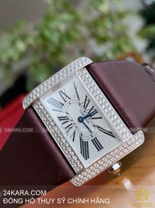 Đồng hồ Cartier 18KW Cartier Tank Divan Factory 2613 (lướt)