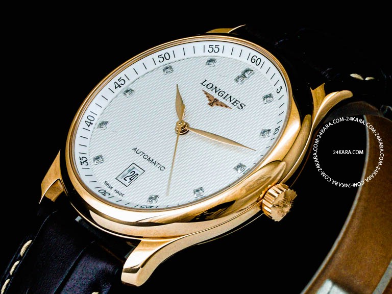 Đồng hồ Longines Master L2.628.8.77.3 L26288773 vàng khối Rose Gold kim cương – lướt