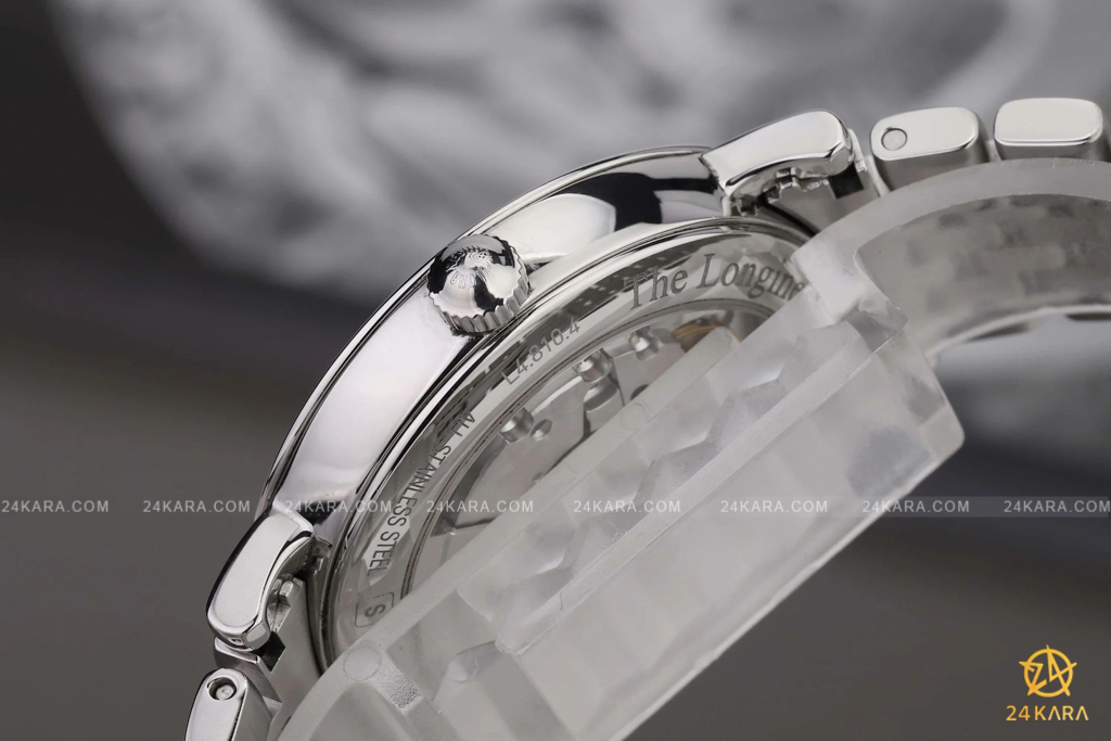 Đồng hồ Longines Elegant L4.810.4.77.6 L48104776 37mm mặt lụa kim cương - Lướt