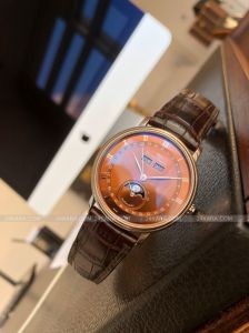 Đồng hồ Blancpain Villeret Moon Phase 18K White Gold Men's Watch preowned.6263 1546a 55b