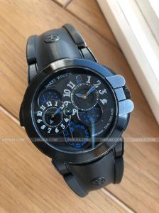 Đồng hồ Harry Winston Ocean Dual Time Zalium Men's Watch 400/MATZ44ZKC.K2 (OCEATZ44ZZ007)