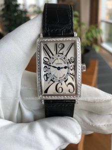 Đồng hồ Franck Muller Long Island Steel & Diamonds 1002 QZ D 1R